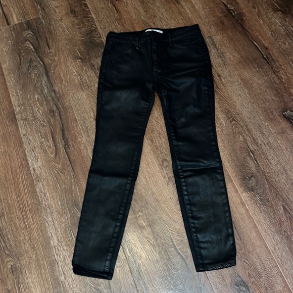Ella Moss Denim - Ella Moss Women's High Rise Skinny Ankle Jean, Black Fox-Coated EUC 28